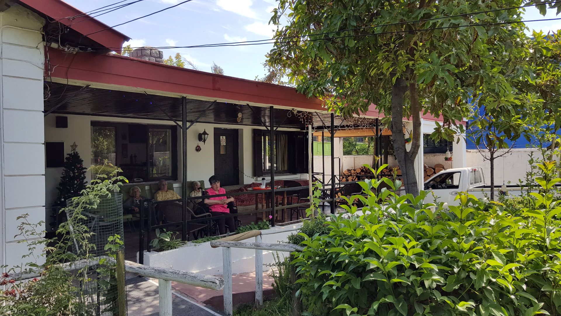 Corredor del Hogar de Reposo Nuestra Casa